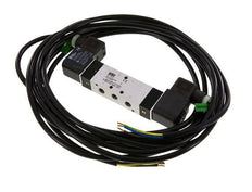 5/3 G1/8'' Middenuitlaat Magneetventiel 230V AC ATEX 3-10bar/42-140psi Airtec