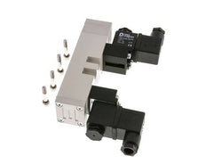 5/3 ISO 5599-1 Midden Gesloten Magneetventiel 12V DC 2-10bar/28-140psi YPC