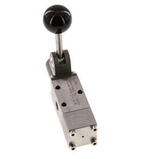 3/2 G1/4'' Handbediend Ventiel RVS Detent -0.95-12bar/-13.2-168psi
