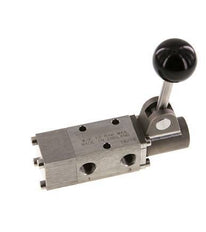3/2 G1/4'' Handbediend Ventiel RVS Detent -0.95-12bar/-13.2-168psi
