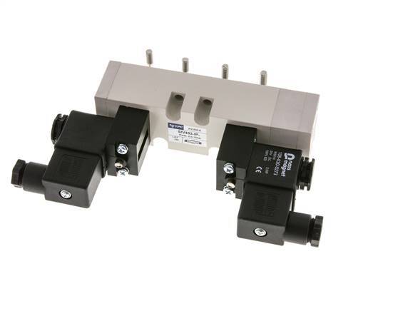 5/3 ISO 5599-1 Center Closed Solenoid Valve 115V AC 2-10bar/28-140psi YPC