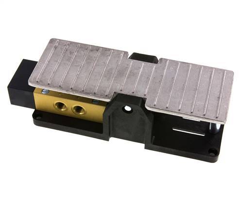 5/3 G1/4'' Centrum Gesloten Voetbediend Ventiel 2.5-10bar/35.0-140psi