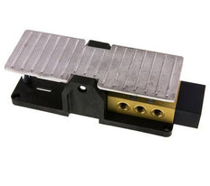 5/3 G1/4'' Centrum Gesloten Voetbediend Ventiel 2.5-10bar/35.0-140psi