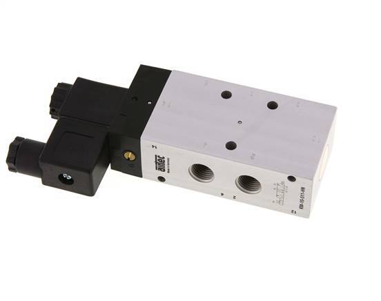5/2 G1/4'' Magneetventiel 24V DC 2.5-10bar/35.0-140psi Airtec