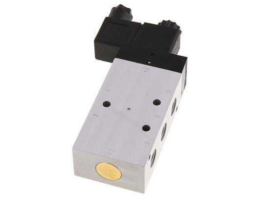 5/2 G1/4'' Magneetventiel 24V DC 2.5-10bar/35.0-140psi Airtec