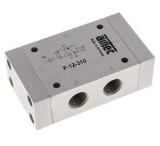 3/2 G1/2'' (G1/8'') Air Pilot Valve 1-10bar/14-140psi Airtec