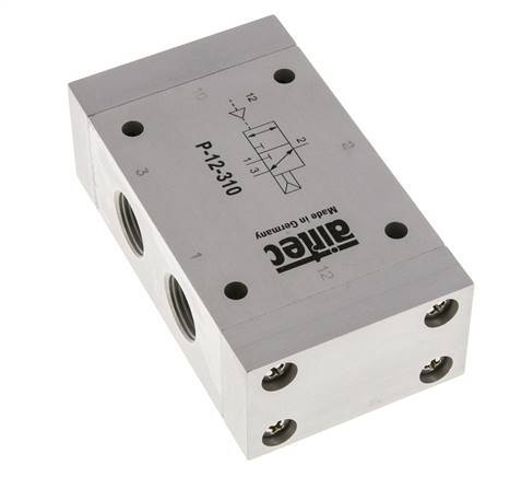 3/2 G1/2'' (G1/8'') Luchtgestuurd Ventiel 1-10bar/14-140psi Airtec