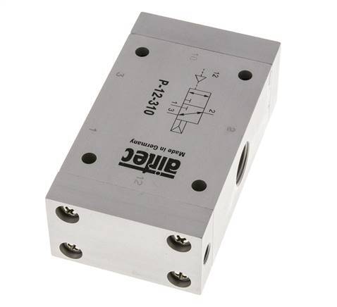 3/2 G1/2'' (G1/8'') Luchtgestuurd Ventiel 1-10bar/14-140psi Airtec