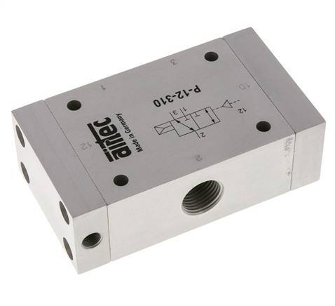 3/2 G1/2'' (G1/8'') Luchtgestuurd Ventiel 1-10bar/14-140psi Airtec