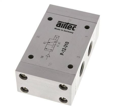 3/2 G1/2'' (G1/8'') Luchtgestuurd Ventiel 1-10bar/14-140psi Airtec