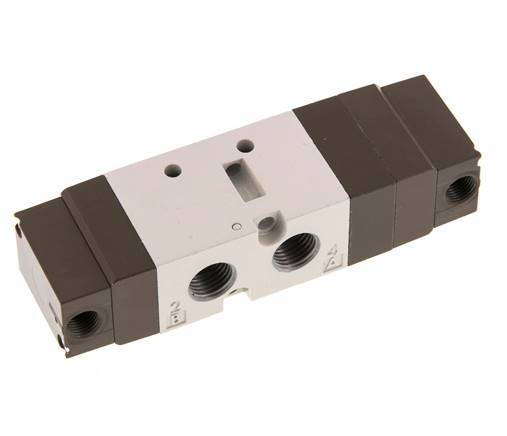 5/3 G1/4 '' (G1/8 '') Middenuitlaat Luchtgestuurd Ventiel 2-10bar/28-140psi YPC