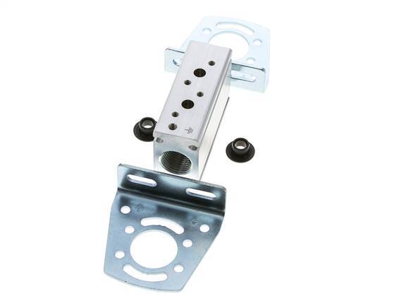 2xG3/8'' Manifold 2-Station Festo 576363 VABM-B10-20-G38-2-P53