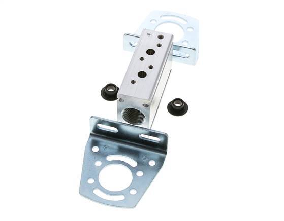 2xG3/8'' Manifold 2-Station Festo 576363 VABM-B10-20-G38-2-P53