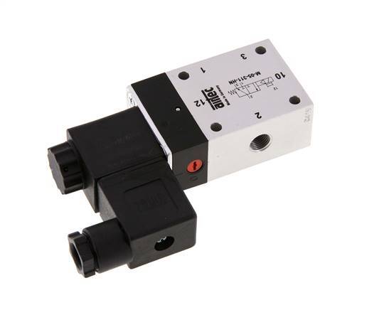 3/2 G1/8'' NC Magneetventiel 12V DC 3-10bar/42-140psi Airtec