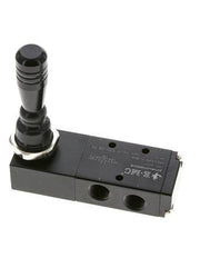 5/3 G1/4'' (G1/8'') Middendruk Handbediende Hefboomklep 0-8bar/0-112psi E.MC
