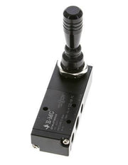 5/3 G1/4'' (G1/8'') Middendruk Handbediende Hefboomklep 0-8bar/0-112psi E.MC