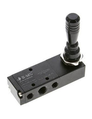 5/3 G1/4'' (G1/8'') Middendruk Handbediende Hefboomklep 0-8bar/0-112psi E.MC