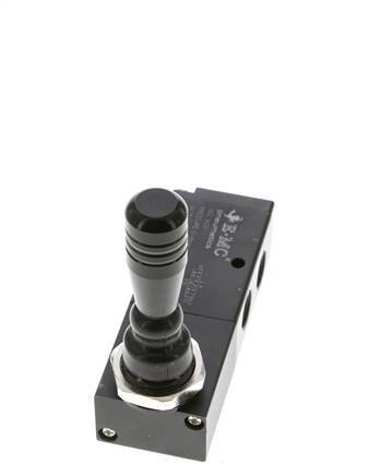 5/3 G1/4'' (G1/8'') Middendruk Handbediende Hefboomklep 0-8bar/0-112psi E.MC