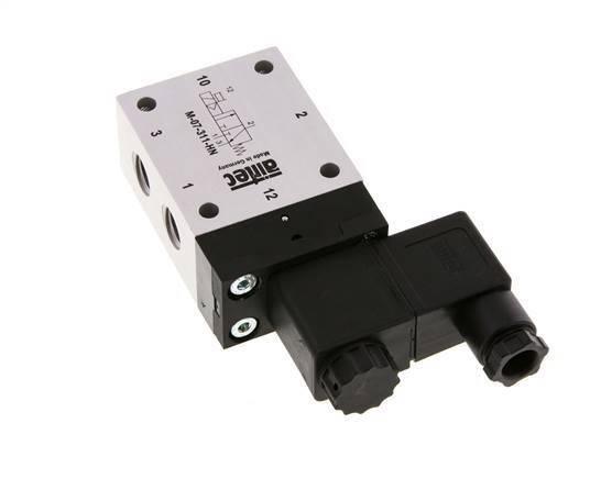 3/2 G1/4'' NC Magneetventiel 12V DC 2.5-10bar/35.0-140psi Airtec