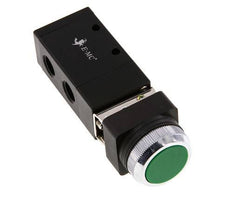 3/2 G1/4'' Universeel Knopbediend Ventiel Groen 0-8bar/0-112psi E.MC