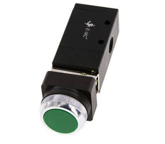 3/2 G1/4'' Universeel Knopbediend Ventiel Groen 0-8bar/0-112psi E.MC