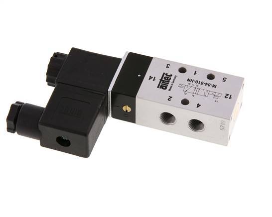 5/2 G1/8'' Magneetventiel 24V DC 2.5-10bar/35.0-140psi Airtec