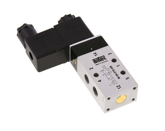 5/2 G1/8'' Magneetventiel 24V DC 2.5-10bar/35.0-140psi Airtec