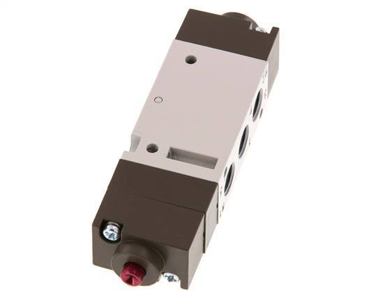 5/3 G1/8'' (M5) Midden Gesloten Luchtgestuurd Ventiel 2-10bar/28-140psi YPC