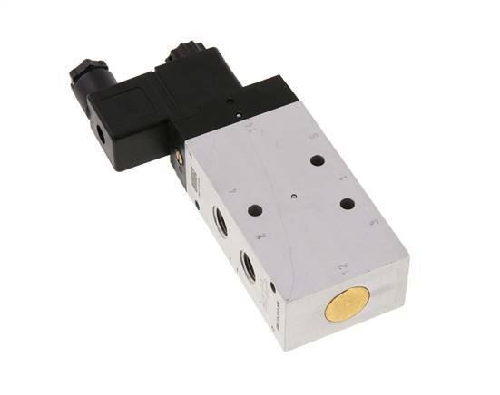5/2 G1/4'' Magneetventiel 12V DC 2.5-10bar/35.0-140psi Airtec
