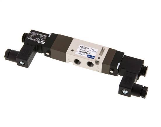 5/3 G1/8 '' Middenuitlaat Magneetventiel 12V DC 2-10bar/28-140psi YPC