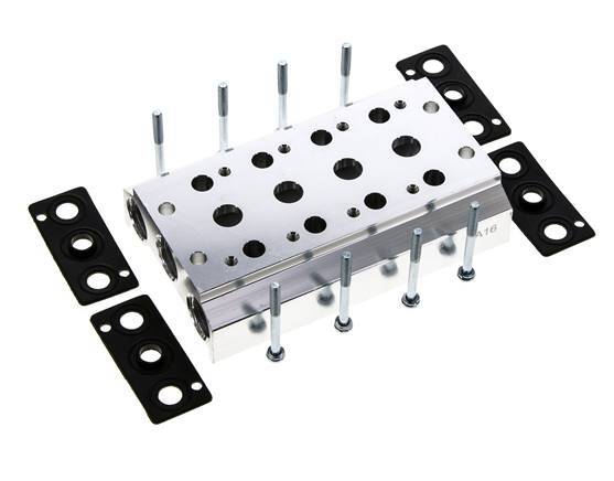 Manifold 4-Stations E.MC 5/2 5/3-weg