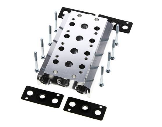 Manifold 4-Stations E.MC 5/2 5/3-weg
