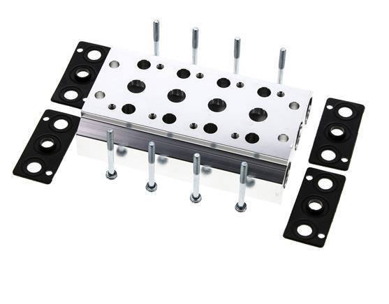 Manifold 4-Stations E.MC 5/2 5/3-weg