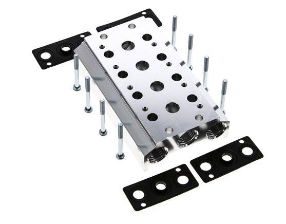 Manifold 4-Stations E.MC 5/2 5/3-weg