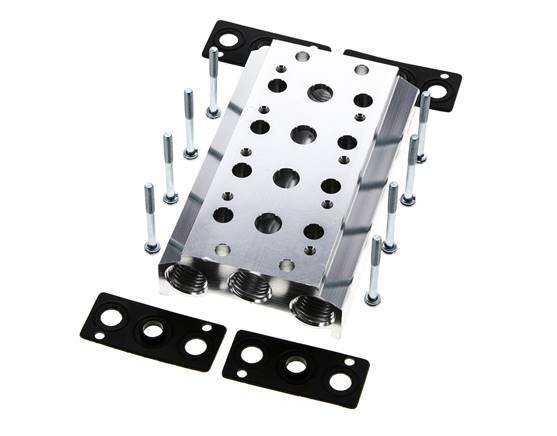 Manifold 4-Stations E.MC 5/2 5/3-weg