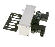5/3 ISO 5599-3 Midden Gesloten Magneetventiel 230V AC 3-10bar/42-140psi Airtec