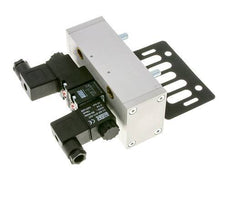 5/3 ISO 5599-3 Midden Gesloten Magneetventiel 230V AC 3-10bar/42-140psi Airtec