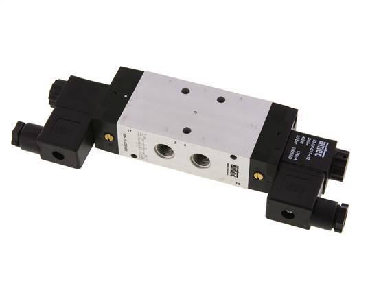 5/3 G1/4'' Middenuitlaat Magneetventiel 24V AC 3-10bar/42-140psi Airtec