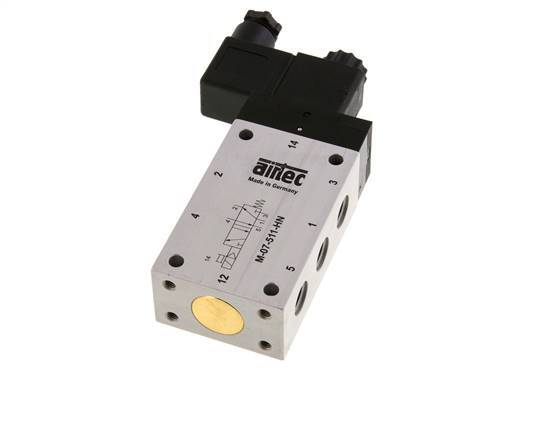 5/2 G1/4'' Magneetventiel 115V AC 2.5-10bar/35.0-140psi Airtec