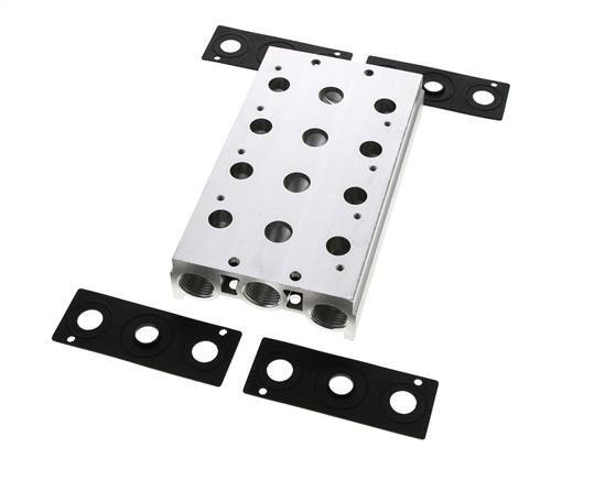 Manifold 4-Stations E.MC 5/2 5/3-weg