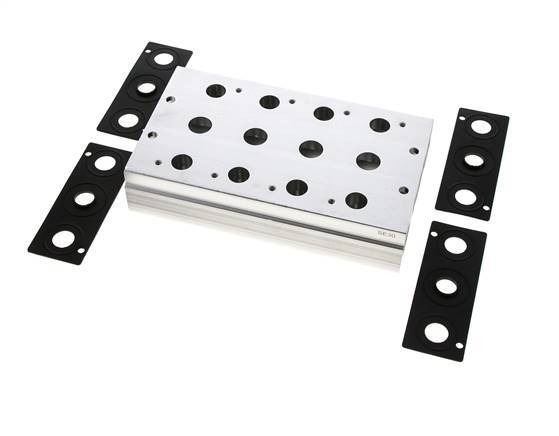 Manifold 4-Stations E.MC 5/2 5/3-weg