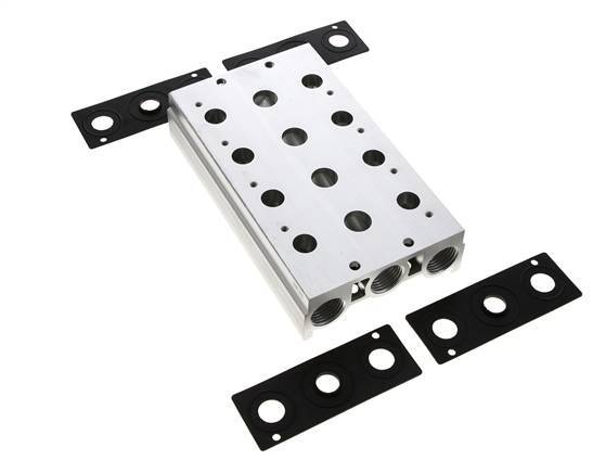 Manifold 4-Stations E.MC 5/2 5/3-weg