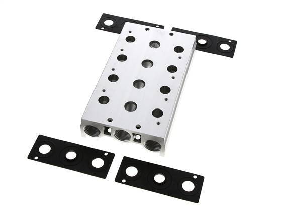 Manifold 4-Stations E.MC 5/2 5/3-weg