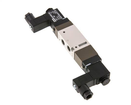5/3 G1/8'' Middendruk Magneetventiel 12V DC 2-10bar/28-140psi YPC