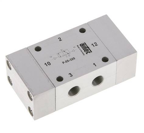 3/2 G1/8'' Bi-Stabiel Luchtgestuurd Ventiel 0-10bar/0-140psi Airtec