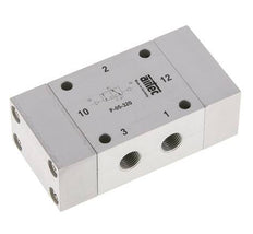 3/2 G1/8'' Bi-Stabiel Luchtgestuurd Ventiel 0-10bar/0-140psi Airtec