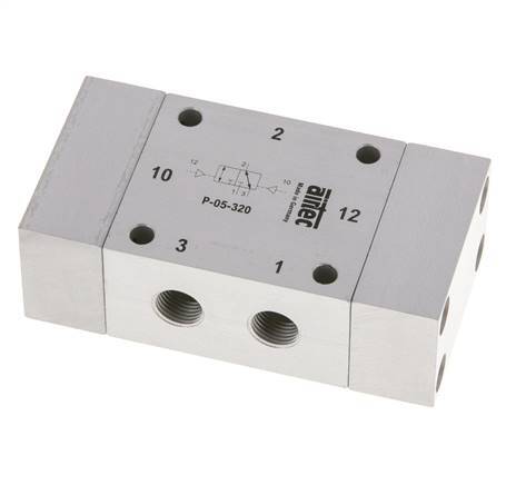 3/2 G1/8'' Bi-Stabiel Luchtgestuurd Ventiel 0-10bar/0-140psi Airtec