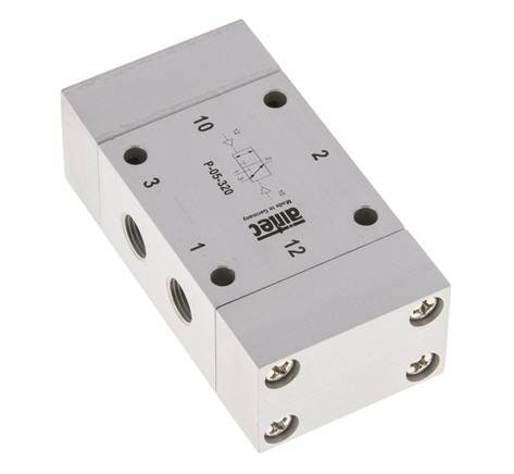 3/2 G1/8'' Bi-Stabiel Luchtgestuurd Ventiel 0-10bar/0-140psi Airtec