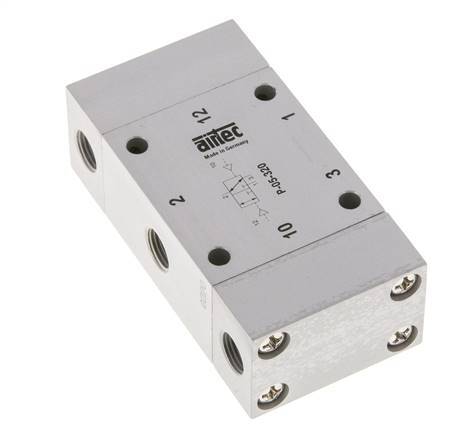3/2 G1/8'' Bi-Stabiel Luchtgestuurd Ventiel 0-10bar/0-140psi Airtec
