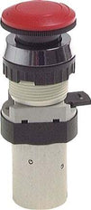 5/2 M5 Noodstopknop Ventiel Rood 0-12bar/0-168psi 30,5mm Airtec